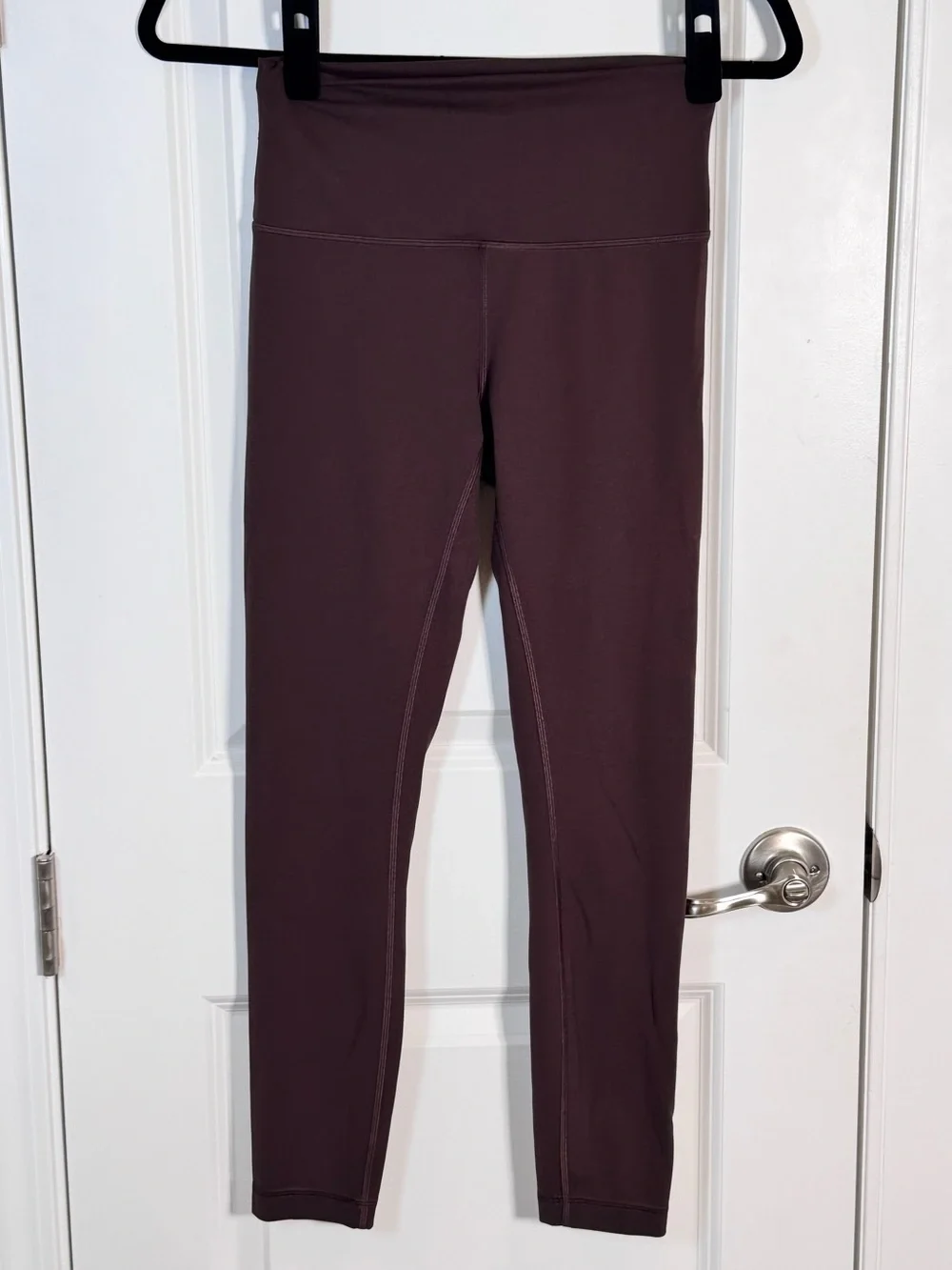 Lululemon Brown High Rise Leggings 24” Yoga Pilates Gym Stretch Drawstring Sport